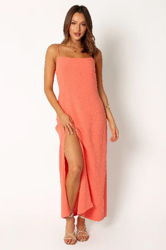 Sawyer Midi Slip Dress - Watermelon