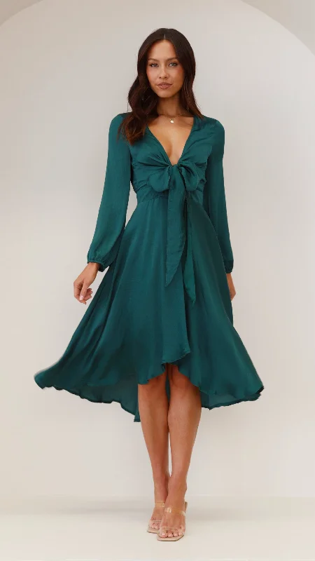 Starry Nights Dress - Emerald