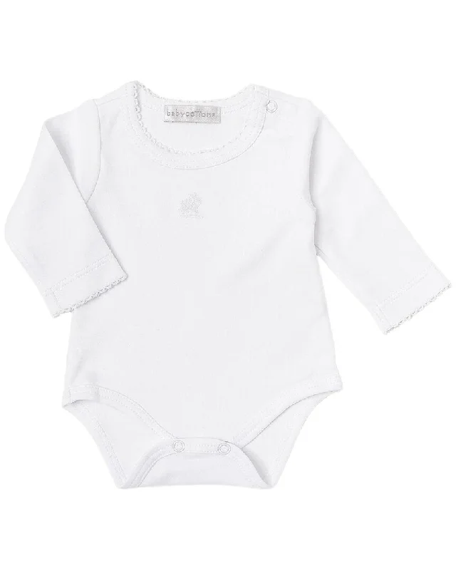 babycottons Logo Side Snap Bodysuit