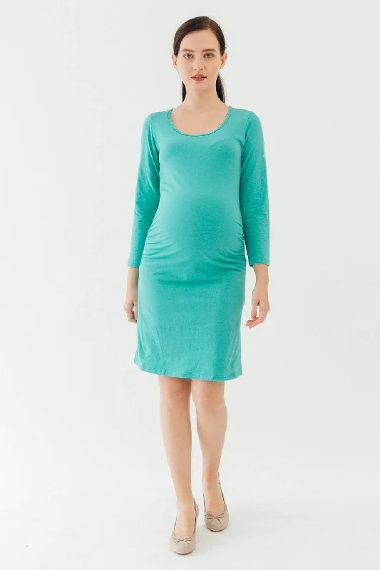 Long Sleeved Charmaine Round Neck Mozzie Maternity Clothes Ceramic