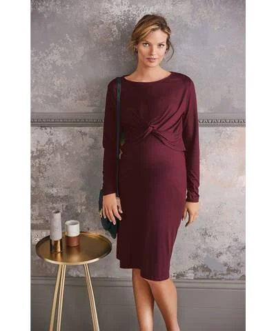 Maternity Wrap Front Dress