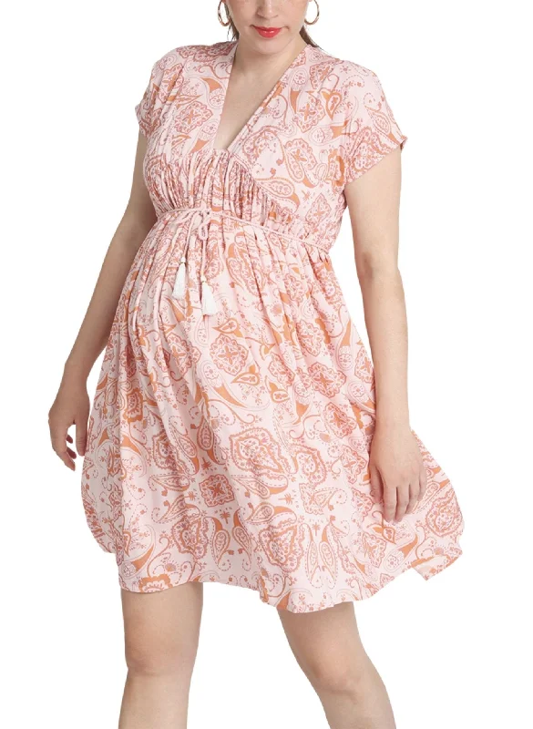 Maternity & Nursing Dress House of Colours in Light Pink