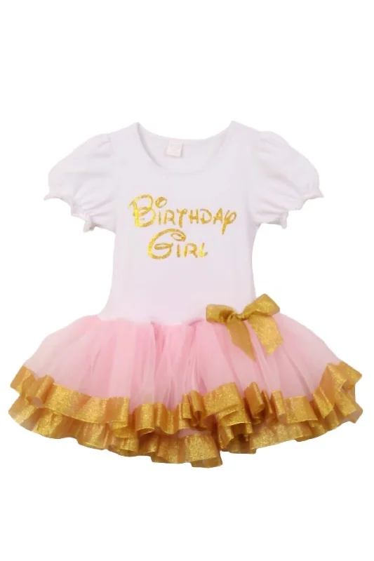 Party Tutu Dress In Birthday Girl