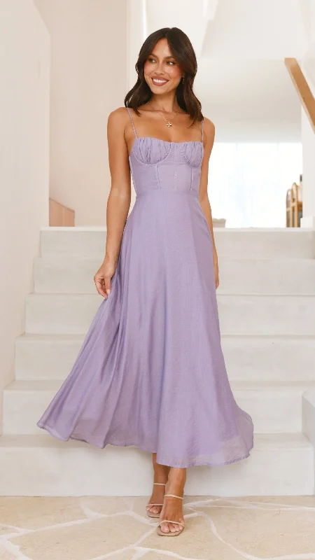 Rahima Maxi Dress - Lilac