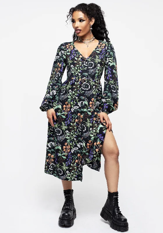 Vesna Button Up Midi Dress