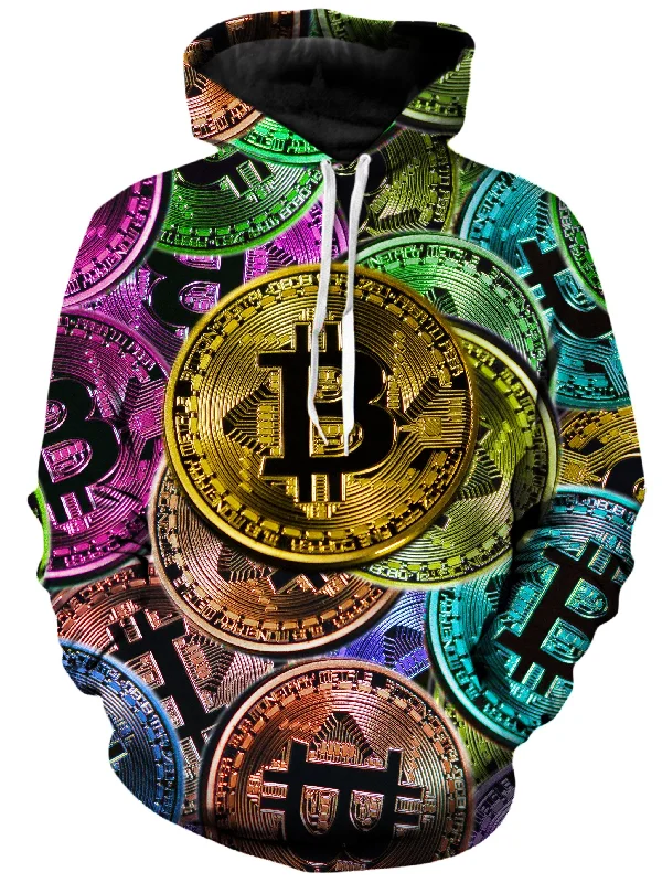 Bitcoin Pattern Hoodie