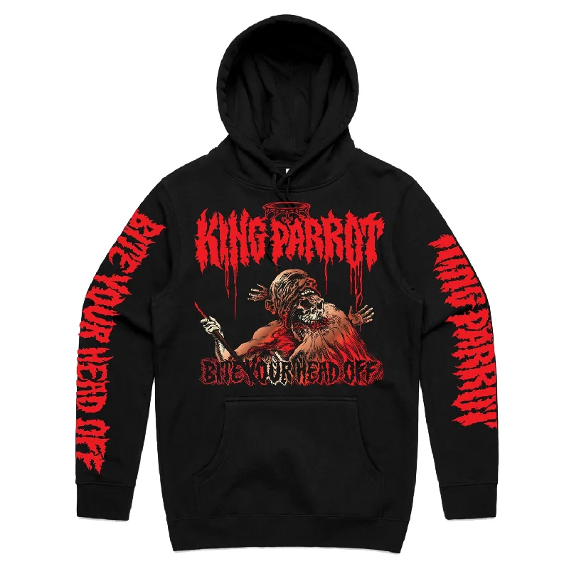 Bite Your Head Off Pullover Hoodie (Black)