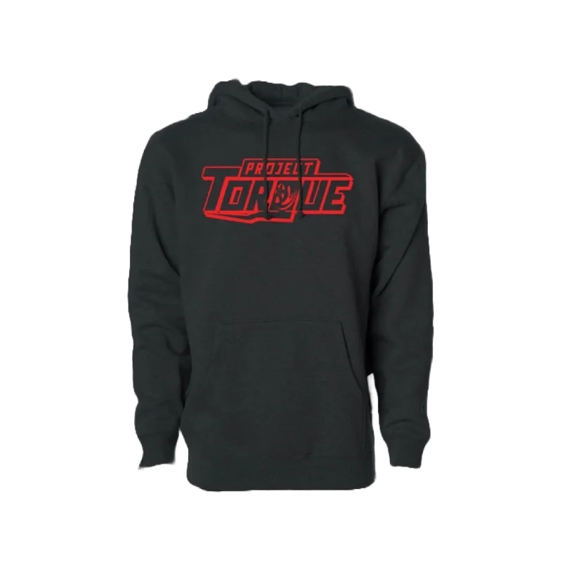 BLACK W/ RED PROJECT TORQUE HOODIE