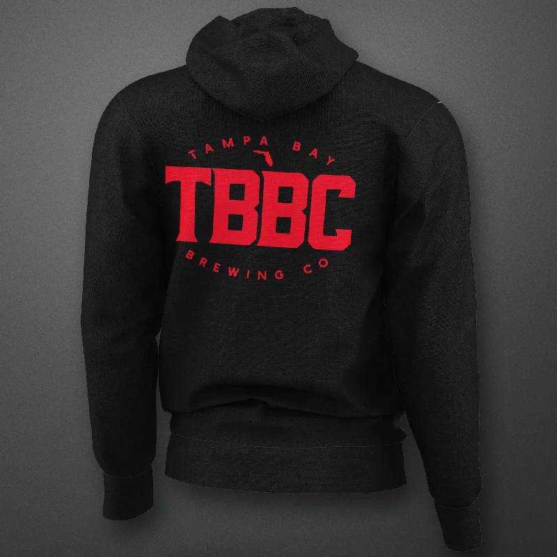 Black Zip Up TBBC Hoodie