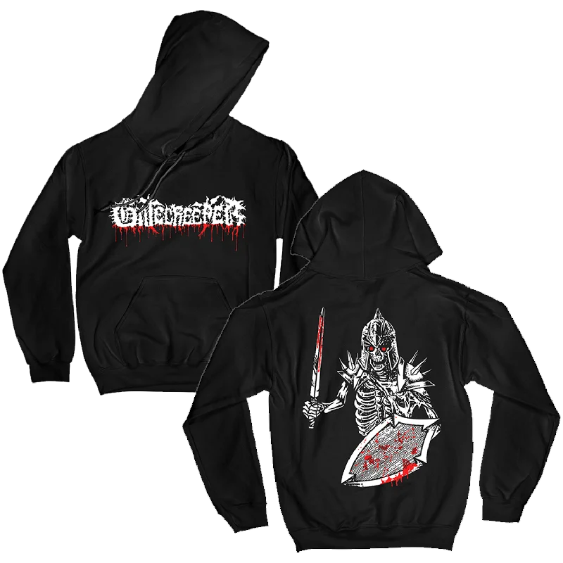Bloody Skeleton Warrior Hoodie (Black)