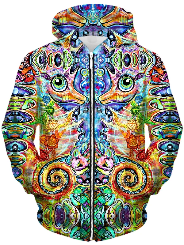 Chakra Seahorse Unisex Zip-Up Hoodie