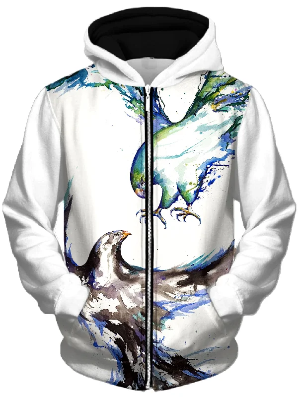 Clash Unisex Zip-Up Hoodie