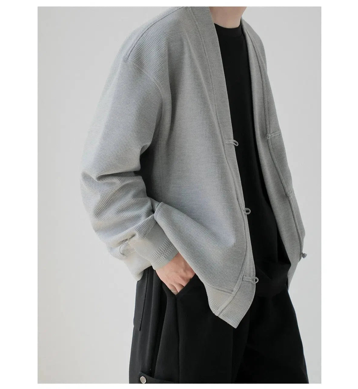 Cozy Waffle Knit Jacket