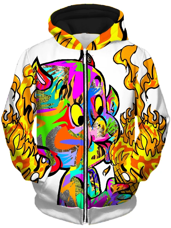Devil Unisex Zip-Up Hoodie