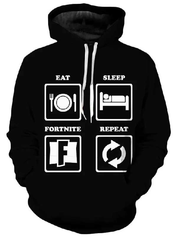 Eat Sleep v2 Kids Hoodie