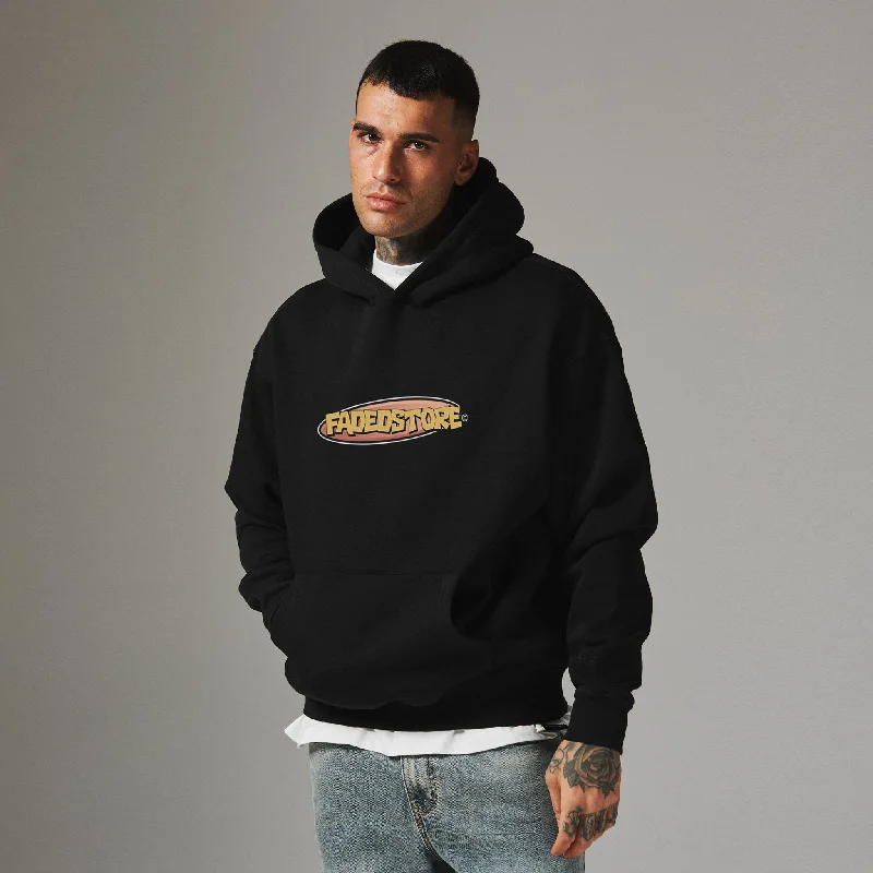 Ellipse Hoodie | Black Peach