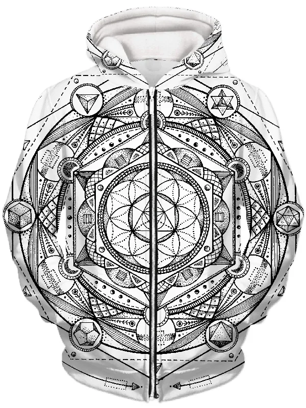 Esoteric Light Unisex Zip-Up Hoodie