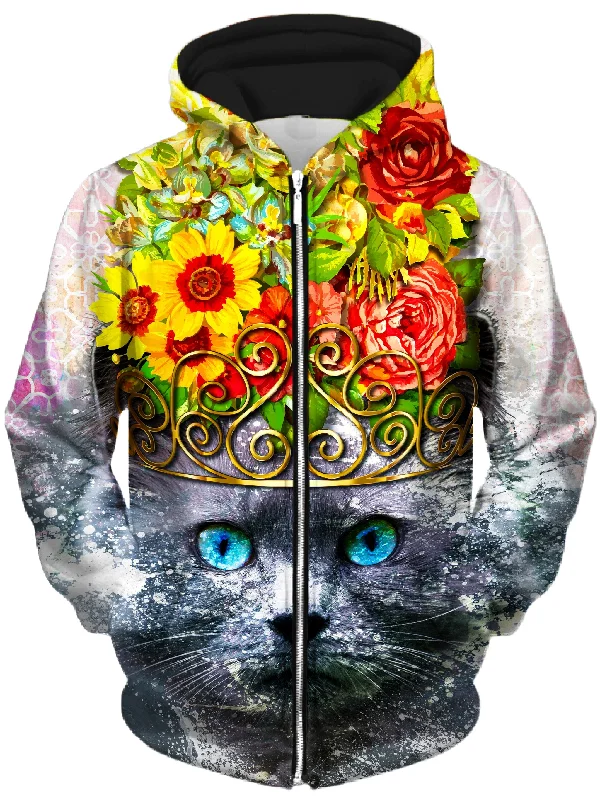 Finest Feline Unisex Zip-Up Hoodie