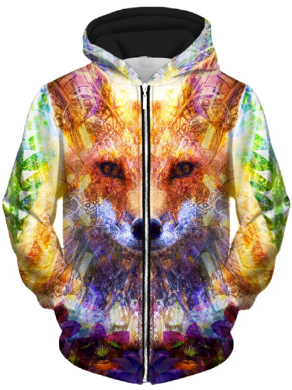 Fox Unisex Zip-Up Hoodie