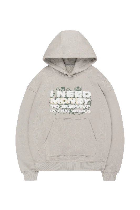 GET RICH HOODIE GREY