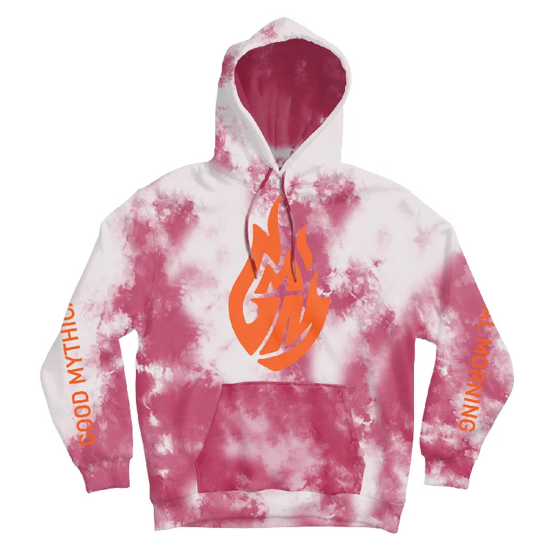 GMM Flame Logo Hoodie (Begonia Crystal Wash)