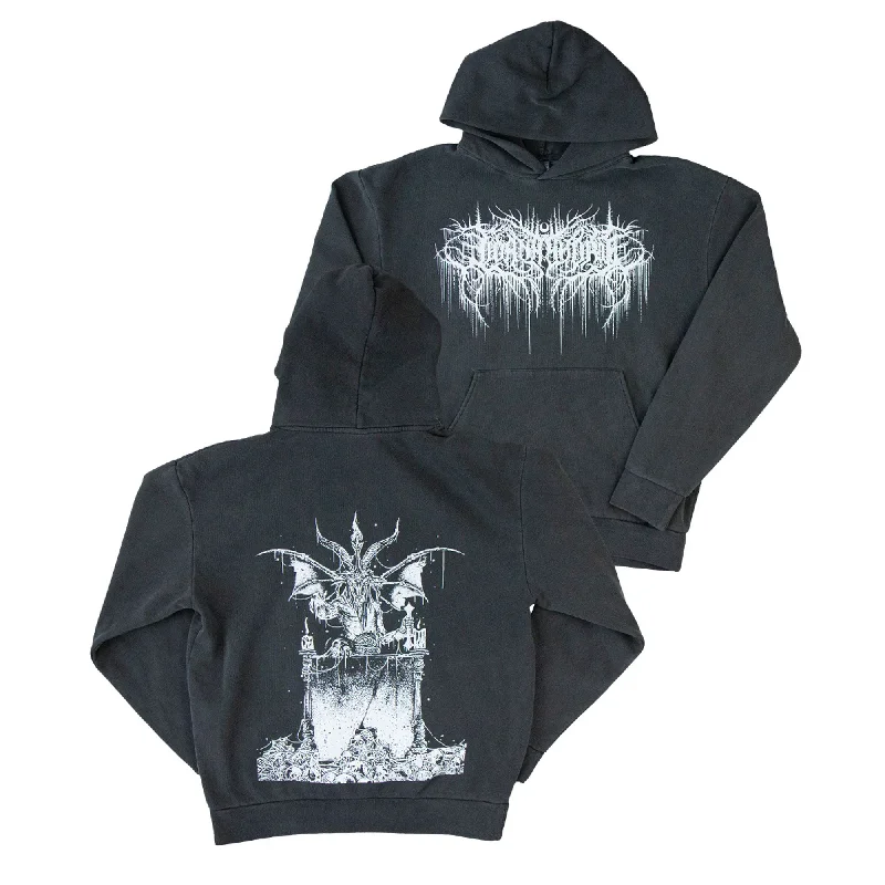 Goat Lord Hoodie (Faded Black)