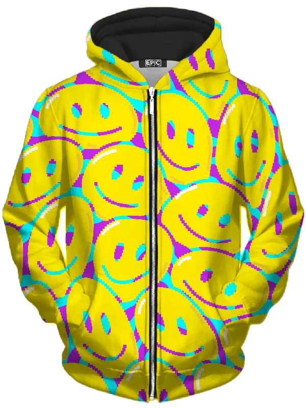 Happy Tabs Unisex Zip-Up Hoodie