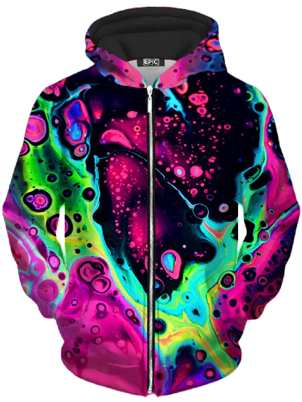 Heart Unisex Zip-Up Hoodie