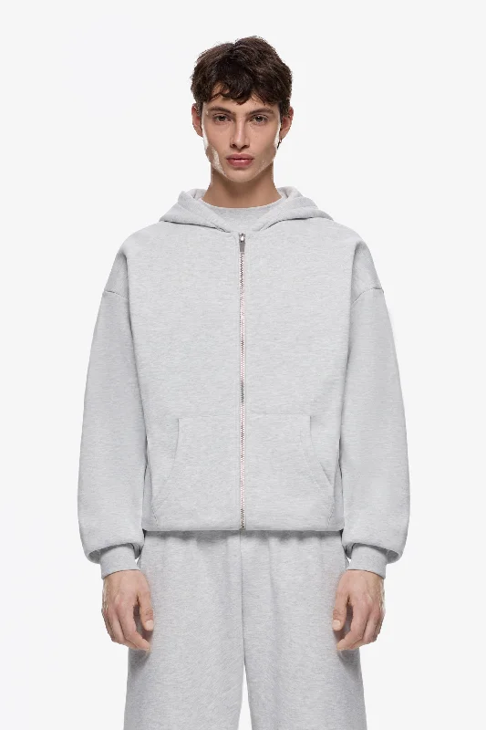 Heavy Blank Zip Hoodie