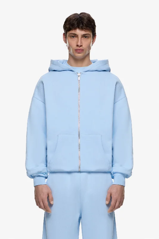 Heavy Blank Zip Hoodie