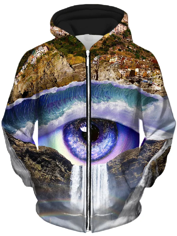 Iris Falls Unisex Zip-Up Hoodie