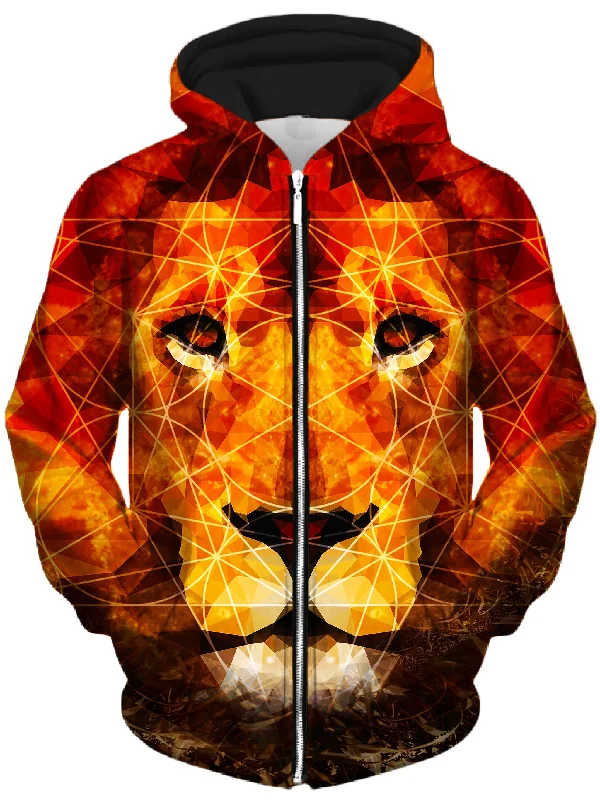 King of the Jungle Unisex Zip-Up Hoodie