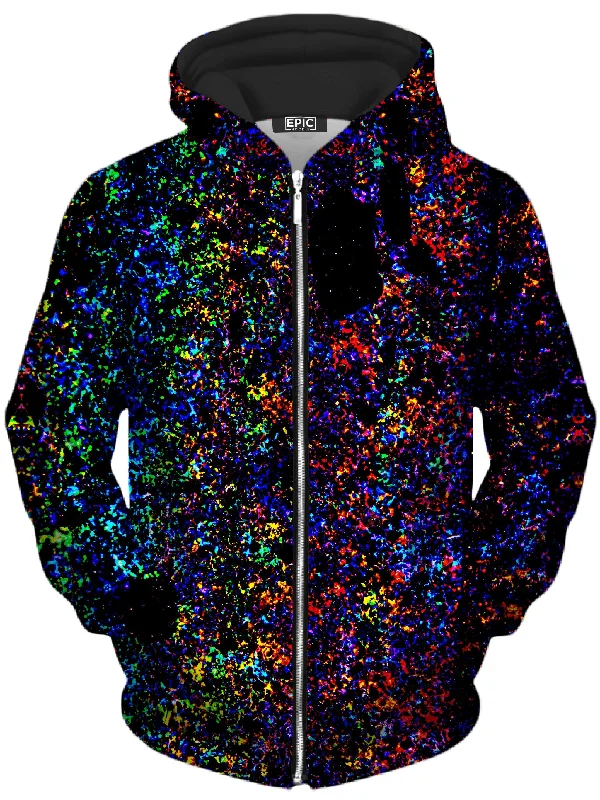 Lightning Rainbow Unisex Zip-Up Hoodie