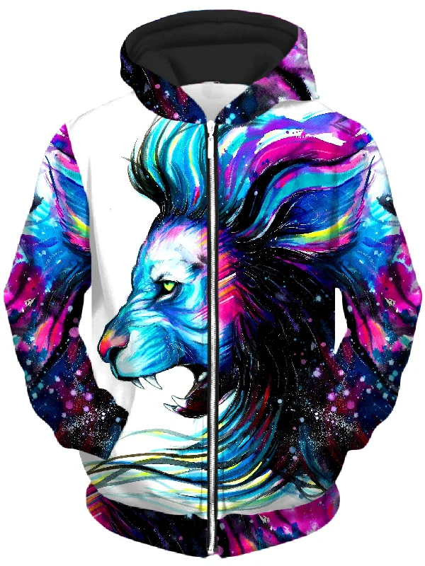 Lion Color Unisex Zip-Up Hoodie
