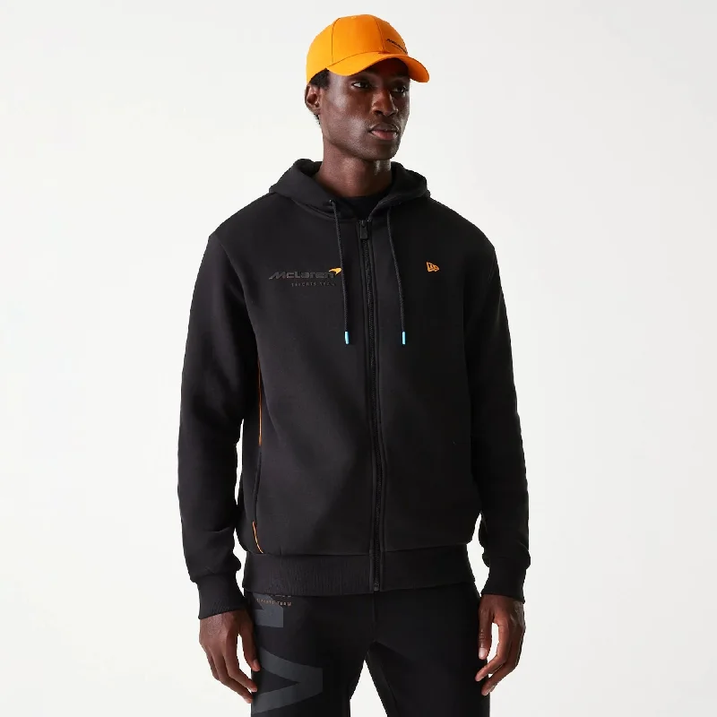 McLaren Racing Shadow Black Oversized Pullover Hoodie