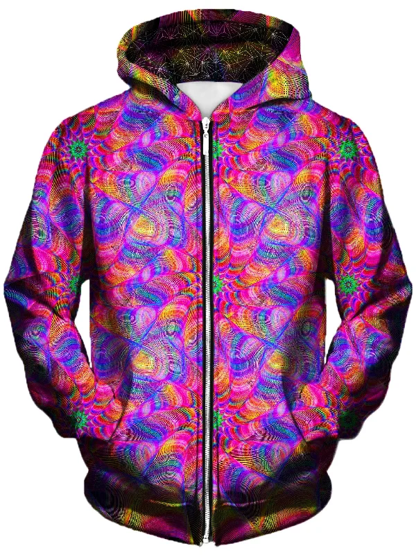 Mind Blown Unisex Zip-Up Hoodie