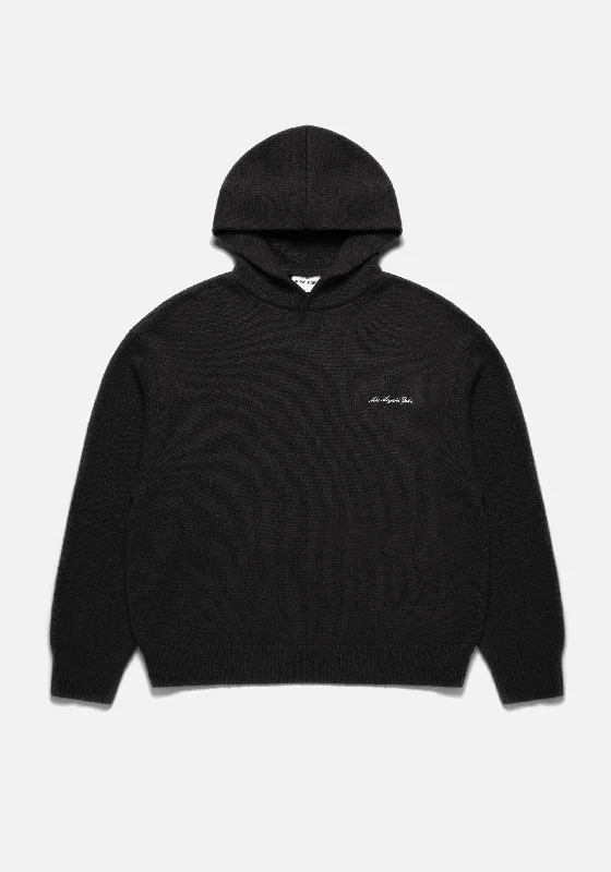 MKI MOHAIR BLEND KNIT HOODY