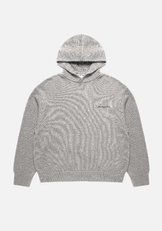 MKI MOHAIR BLEND KNIT HOODY