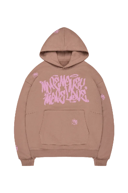 MOST WANTED HOODIE BROWN