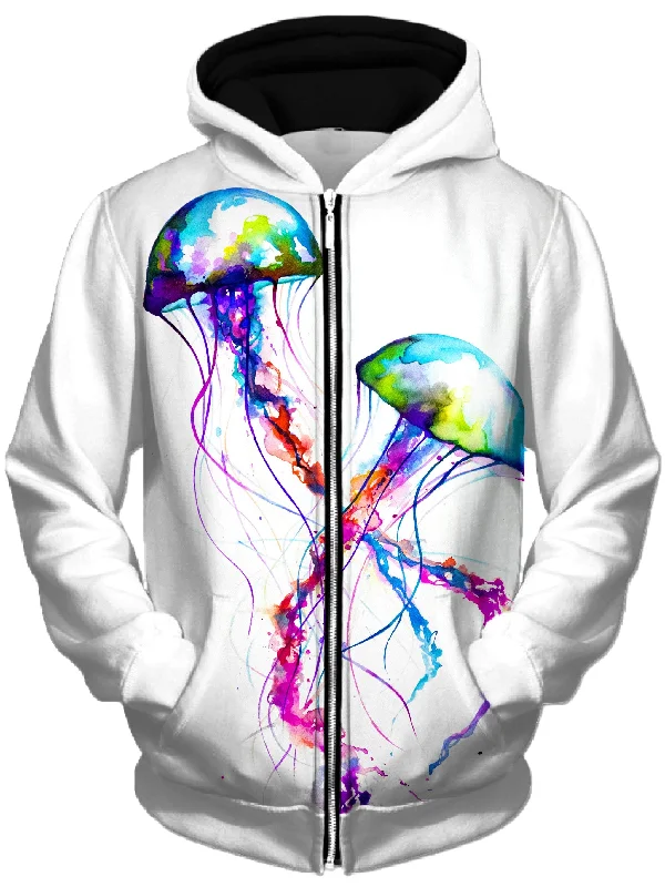 Narasumas Print Unisex Zip-Up Hoodie