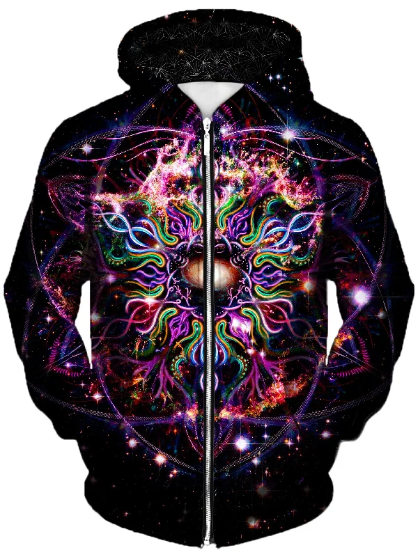 Nebudala Unisex Zip-Up Hoodie