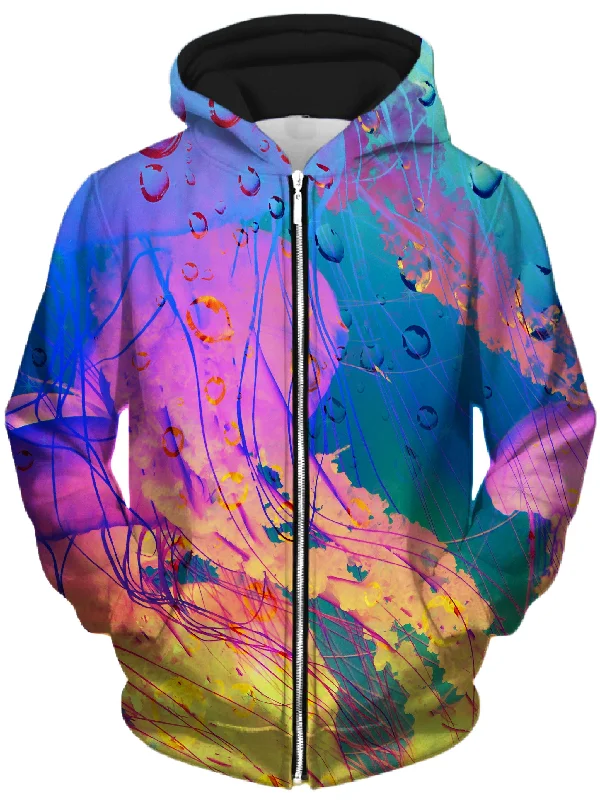 Neon Jelly Unisex Zip-Up Hoodie