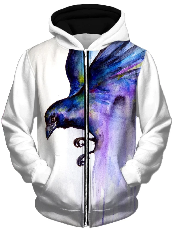 Nevermore Unisex Zip-Up Hoodie