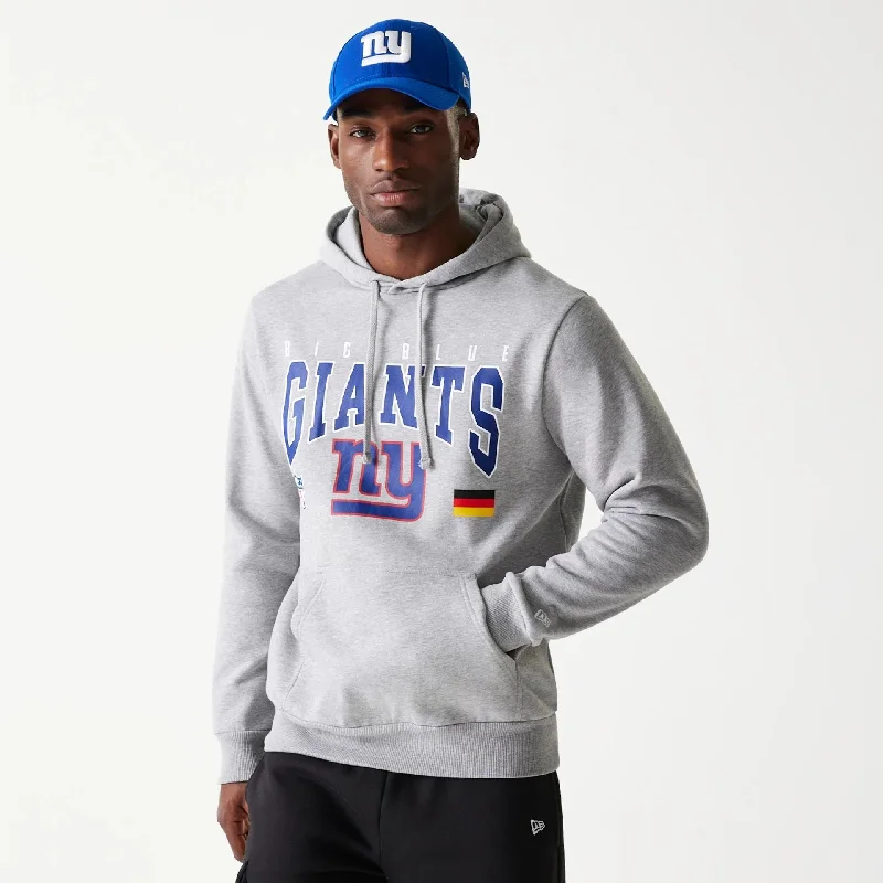 New York Giants NFL Games Slogan Grey Pullover Hoodie
