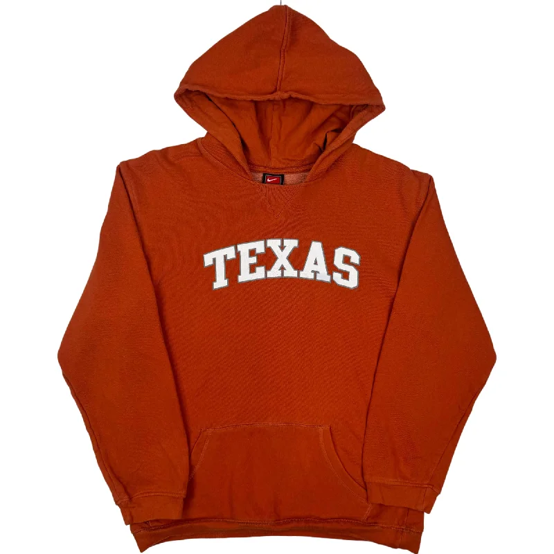 Nike 90's Texas Spell Out Hooded Sweatshirt Orange
