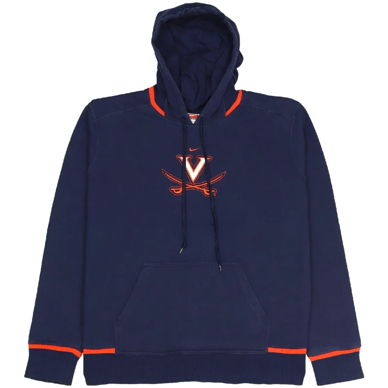 Nike 90s Virginia Cavaliers Blue Hooded Sweatshirt