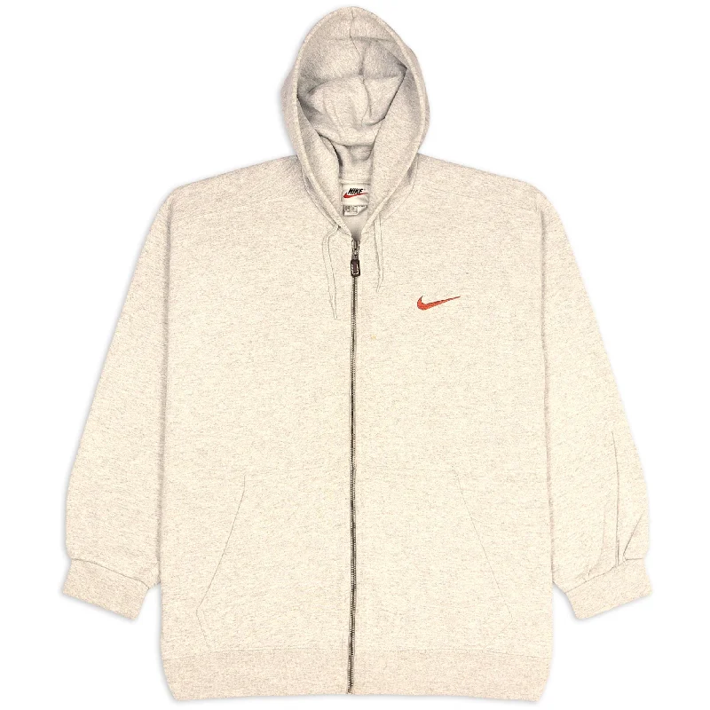 Nike Grey Zip Up Hoodie