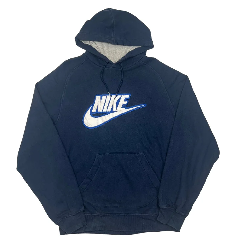 Nike Navy Spell Out Hooded Sweatshirt