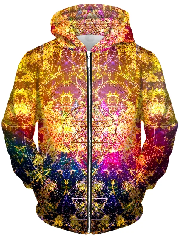 Pineal Metatron Unisex Zip-Up Hoodie