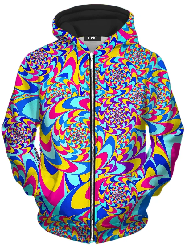 Rabbit Hole Unisex Zip-Up Hoodie